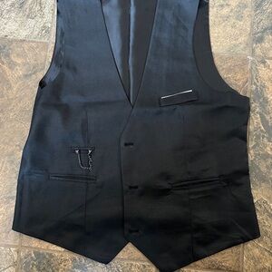 1920’s Gangster Style Vest Black Men's Vest